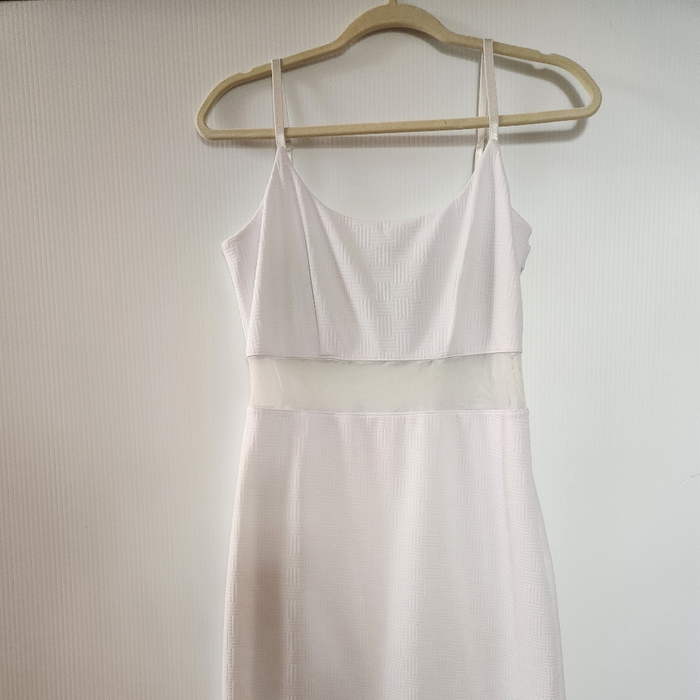 White Knit MIDI Dress - Bebe L